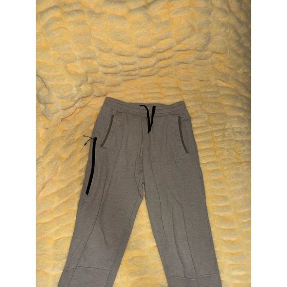 Champion Jogger Style‎ Sweats Tan with Black Detailing & Zipper Pockets